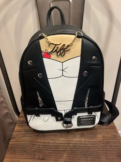 Loungefly Universal Bride Of Chucky Tiffany Cosplay Mini Backpack Tiff Knife