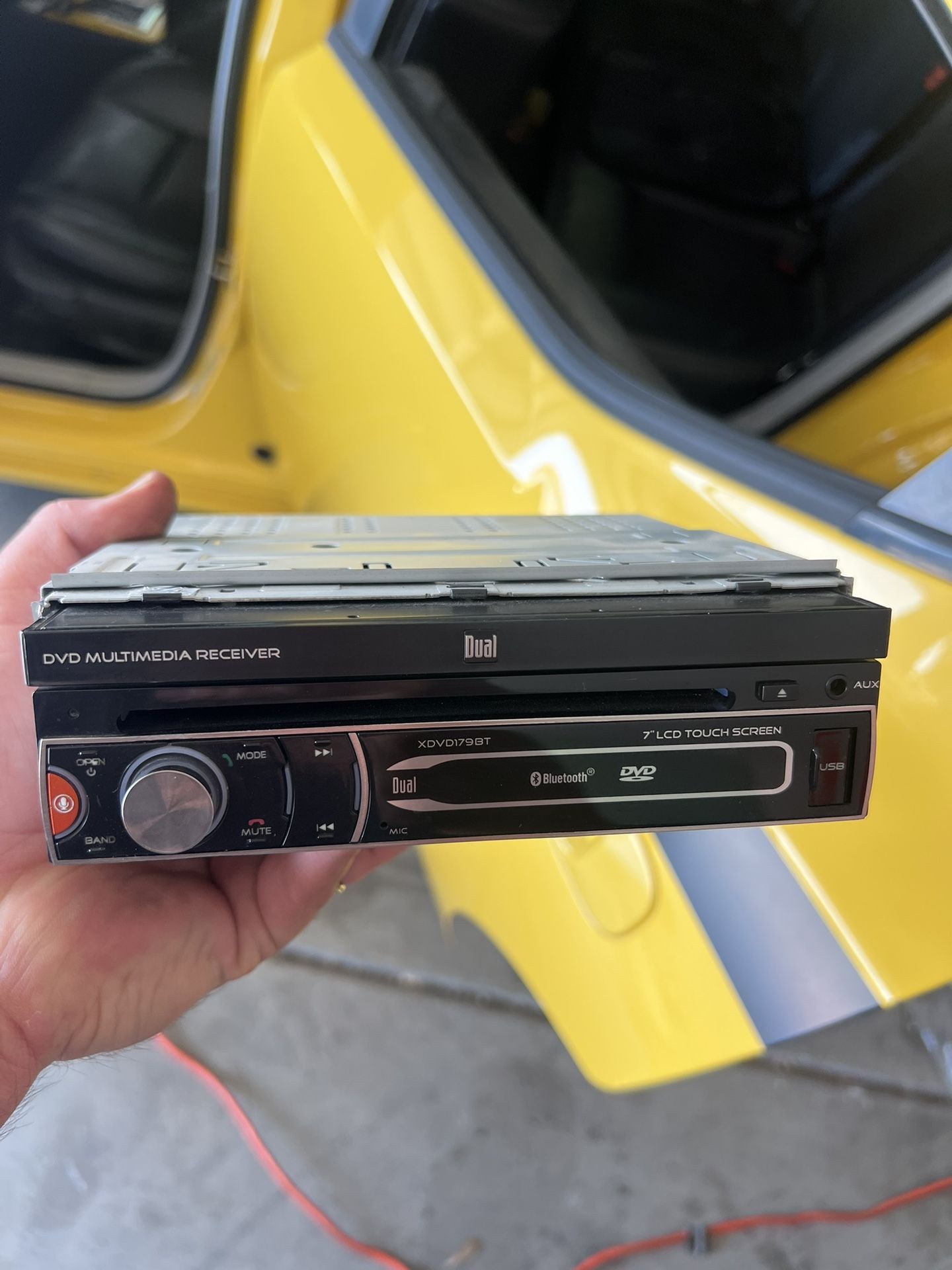 Dual Flip Out Dvd Player Stereo Touch Screen