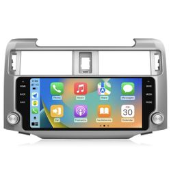 Car Stereo Radio Toyota 4Runner 2010-2023, Wireless CarPlay Android Auto, 10.33 Inch Touch Screen Head Units, Bluetooth, GPS, Navigation, WiFi, FM