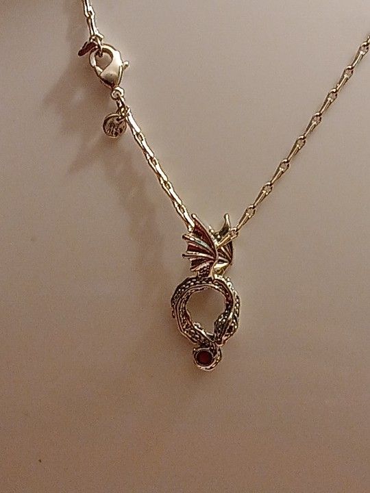 Pandora Authentic Brand New Sterling Silver Game Of Thrones Red Eyes Dragon 17.8 Adjustable Link Necklace 4 Available