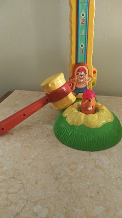 Whac A Mole Tower Game With Hammer Mallet