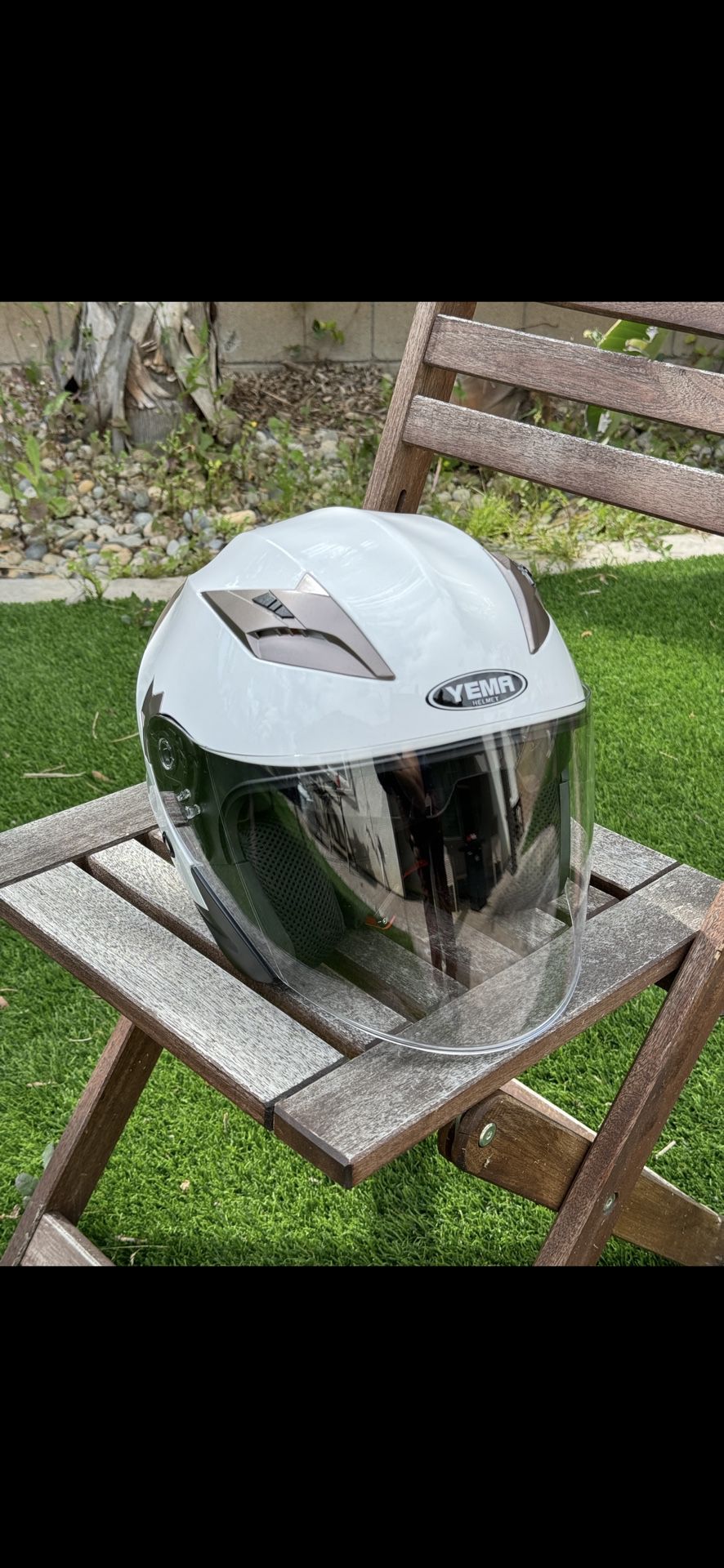 YEMA Helmet Motorcycle Open Face Helmet YM-627