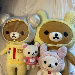 rilakkuma plushies 