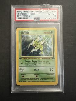 1999 PokΓ©mon Jungle Scyther Holo First Edition #10