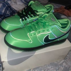 Green Power puff Dunks