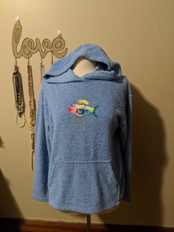 Fish Terry Sweatshirt Size Medium