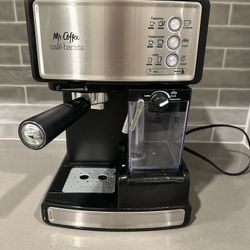 Mr. Coffee - Café Barista 3-in-1 Latte, Espresso, Latte and Cappuccino Maker 