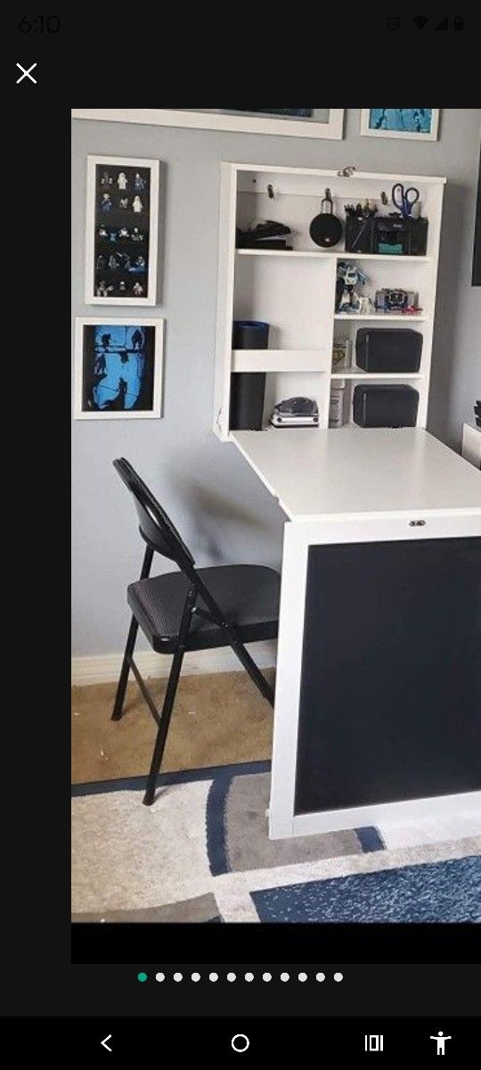 White Murphy Desk