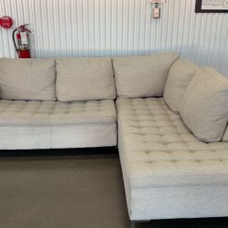Beige Sectional Couch For Sale! 