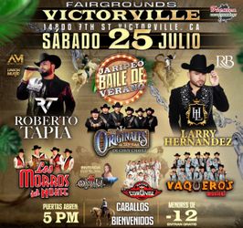 Roberto Tapia y Larry Hernández en Victorville
