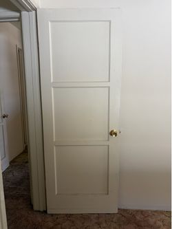 Wood panel door