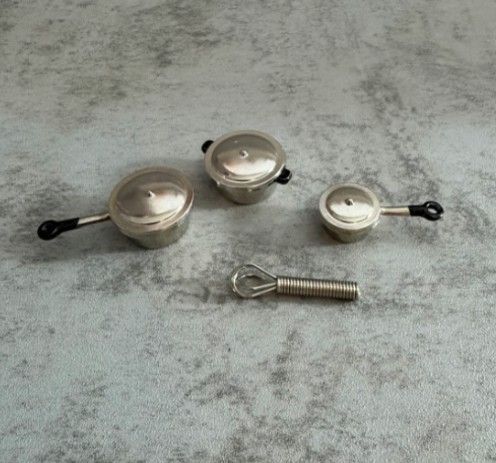Dollhouse miniature pot toy lot