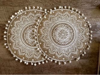 Boho Chic Macrame & Wood Decor Set - Matching Home Collection
