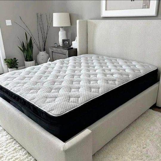 PREMIUM BRAND NEW QUEEN PILLOW TOP MATTRESS AND BOXSPRING SAME DAY DELIVERY