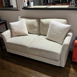 Loveseat 2-Seated Couch Sofa Beige