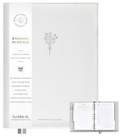 Award Winning Elegant Wedding Planner Binder and Organizer for the Bride | Tissue Wrapped | Cushioned Cover & Thick Pages | This Elegantly Designed US