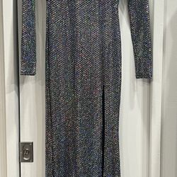 Gorgeous! Long sleeve iridescent sequin dress - Pre-owned