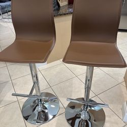 Bar Stools - Faux Leather - Gently Used