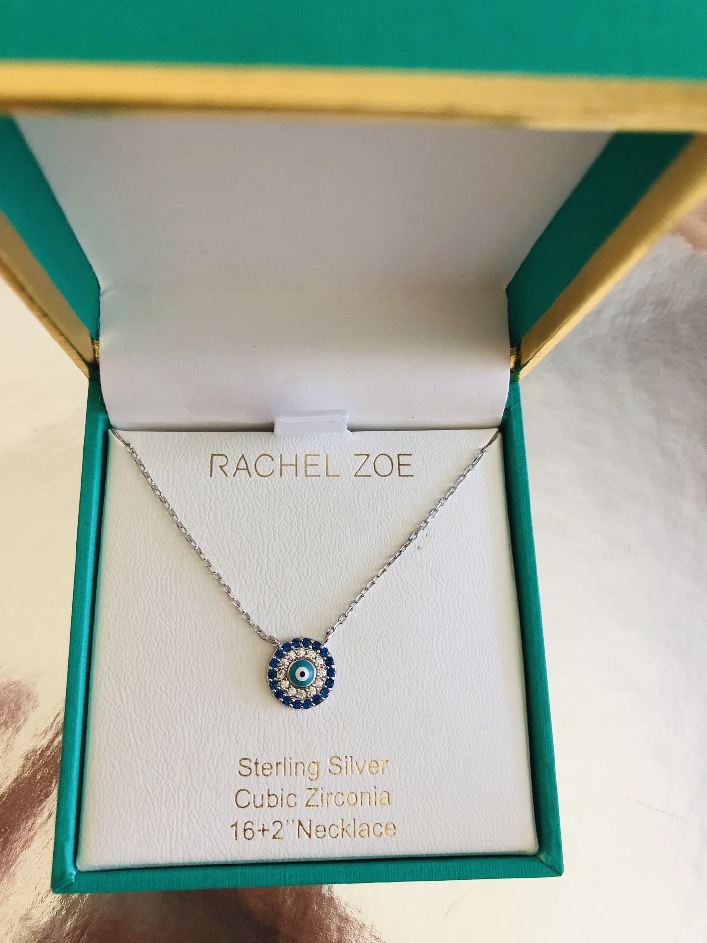 Rachel zoe online evil eye necklace