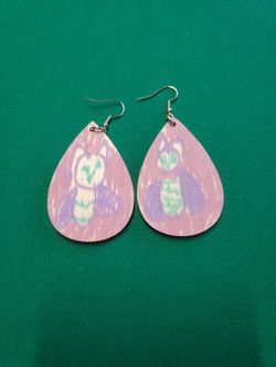 Beautiful Handmade Wooden Earrings