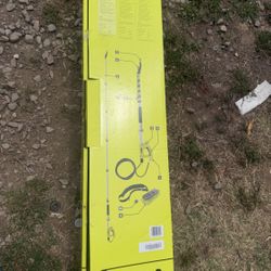RYOBI 18 ft. Telescoping Extension Pole with Brush for Most Gas Electric and Cordless Pressure Washe