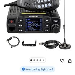 Retevis RT95 Dual Band Mobile Radio, Long Range Ham Radio with Antenna