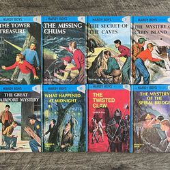 HARDY BOYS HARDCOVER MYSTERY BOOKS ~LOT OF 8 BOOKS~