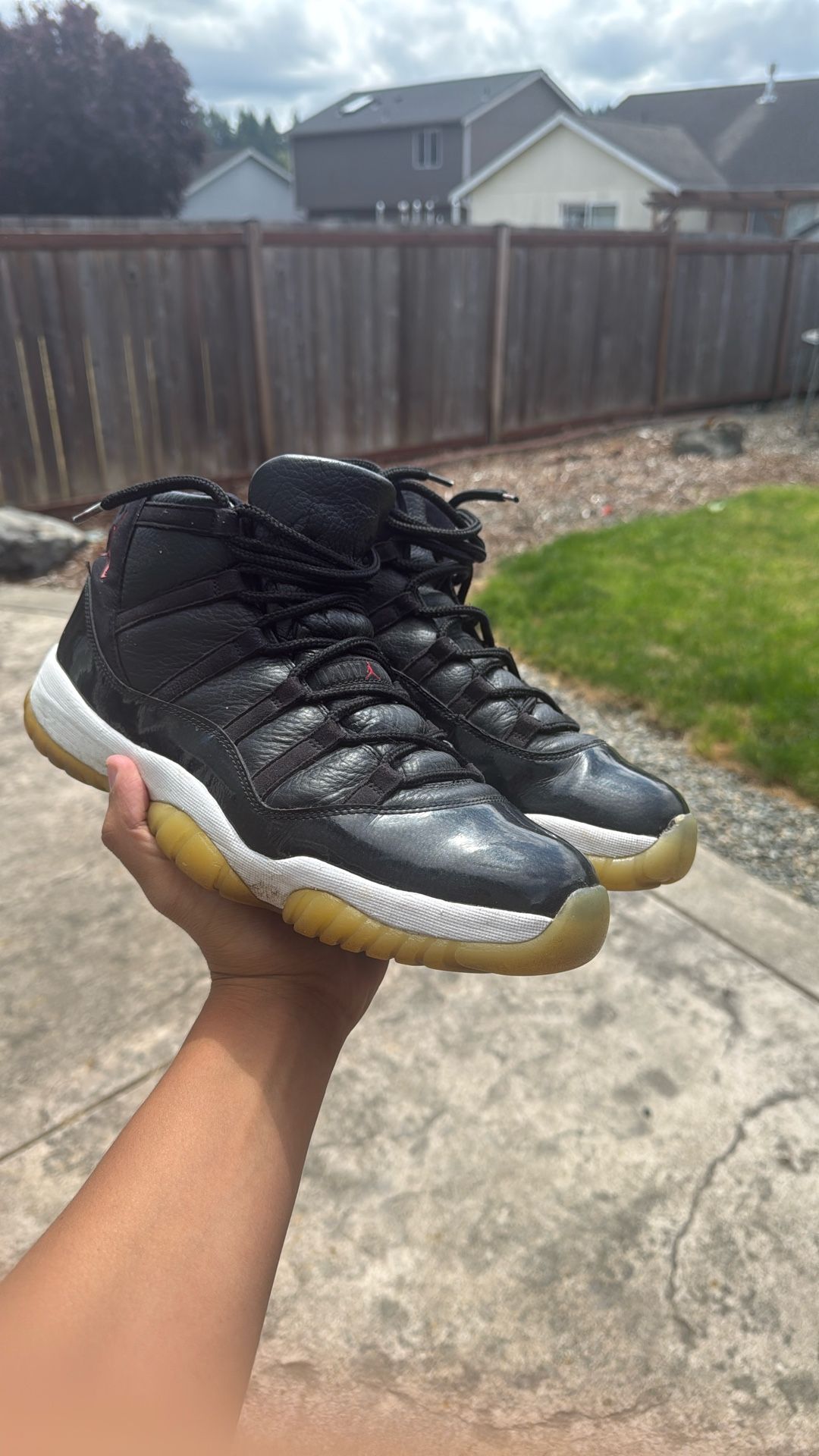Jordan 11s 72-10 Hightop Size 13