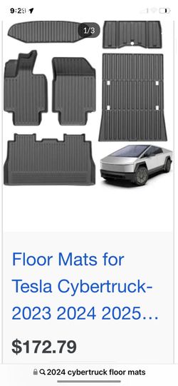 2023-2026 TESLA CYBERTRUCK MATS NEW IN BOX $50