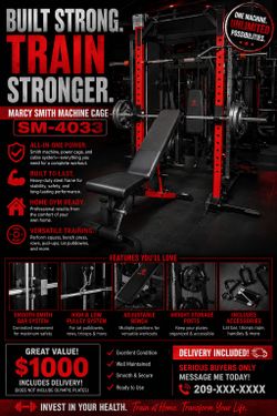 Marcy SM-4033 Smith Machine Home Gym w/ Delivery Included