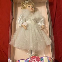 Victorian Rose Collection Genuine Porcelain Doll by Melissa Jane #11400 NIB 2000