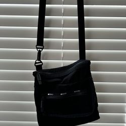 LeSportSac True Black Flight Crossbody Purse