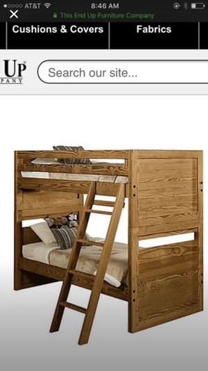 This End Up Twin Bunk Beds With Storage 4 Drawer Matching Dresser