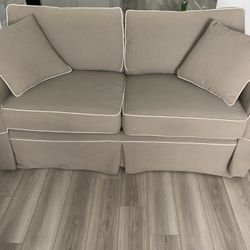 Excellent Feather Down Loveseat