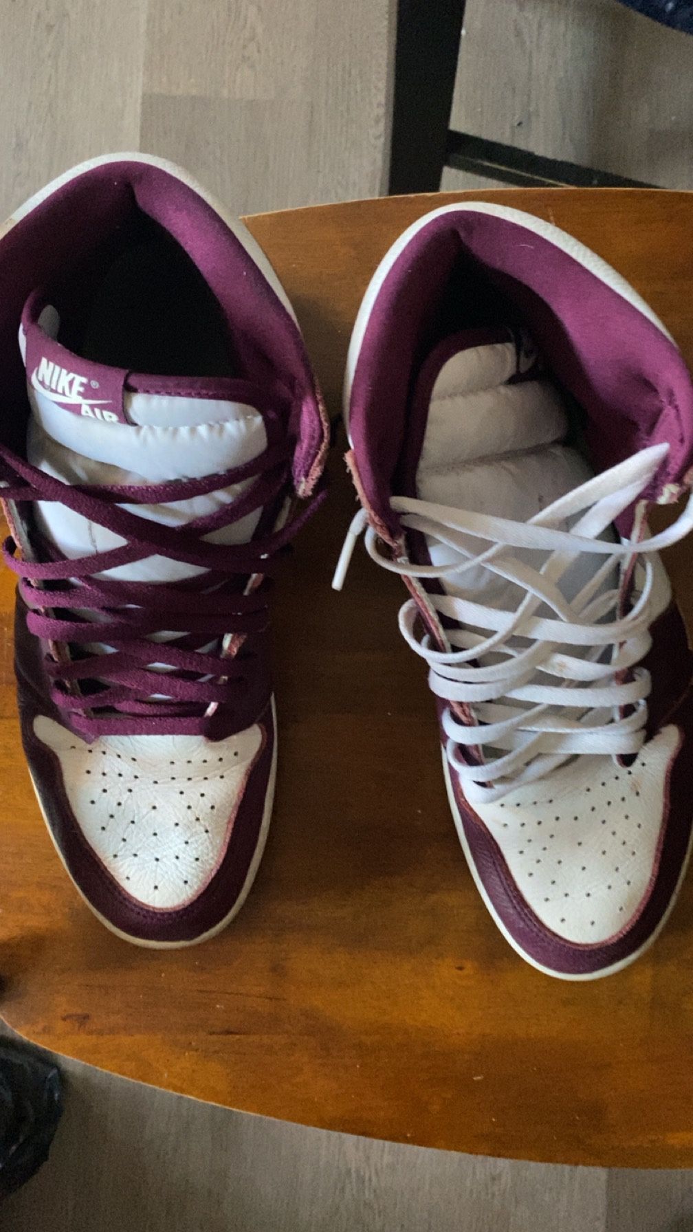 jordan 1 highs bordeauxs size 13