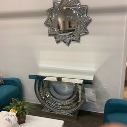 2 Pcs Mirror & Console