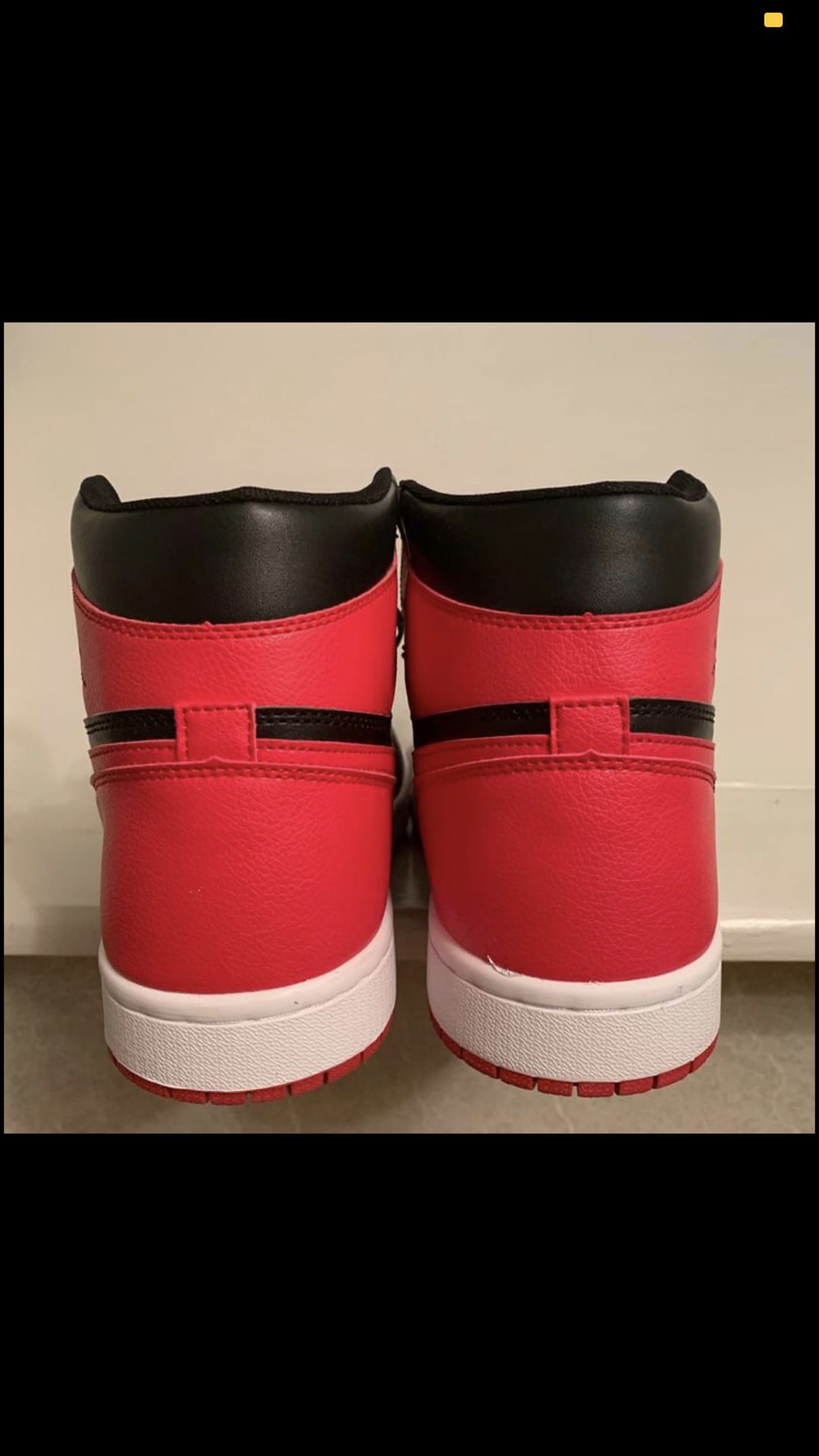Jordan 1 Retro High OG Shoes Black/Red Size 11