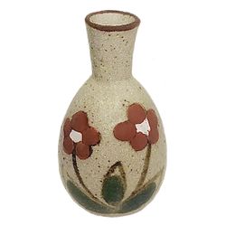 Glazed Ceramic Studio Art Bud Vase 