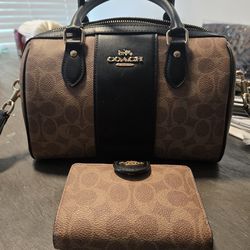 Rowan Coach purse & matching wallet