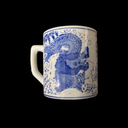 Double Dragon Coffee Cup, 8 Oz