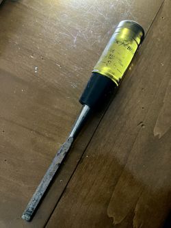 *MADE IN USA* Vintage Buck Bros 3/8 Acetate Handle Chisel 