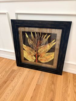 Framed Botanical Leaf Wall Art from Pier 1