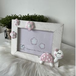 Picture Frame Baby GIRL 5x7 shabby chic style