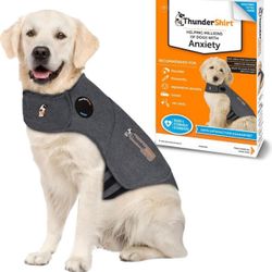 ThunderShirt for Dogs, XL Large, Heather Gray Classic - Dog Anxiety Relief Calming Vest