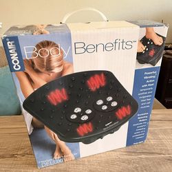 I will not respond to, “Is this available.” Conair Vibrating and Heated Foot Massager