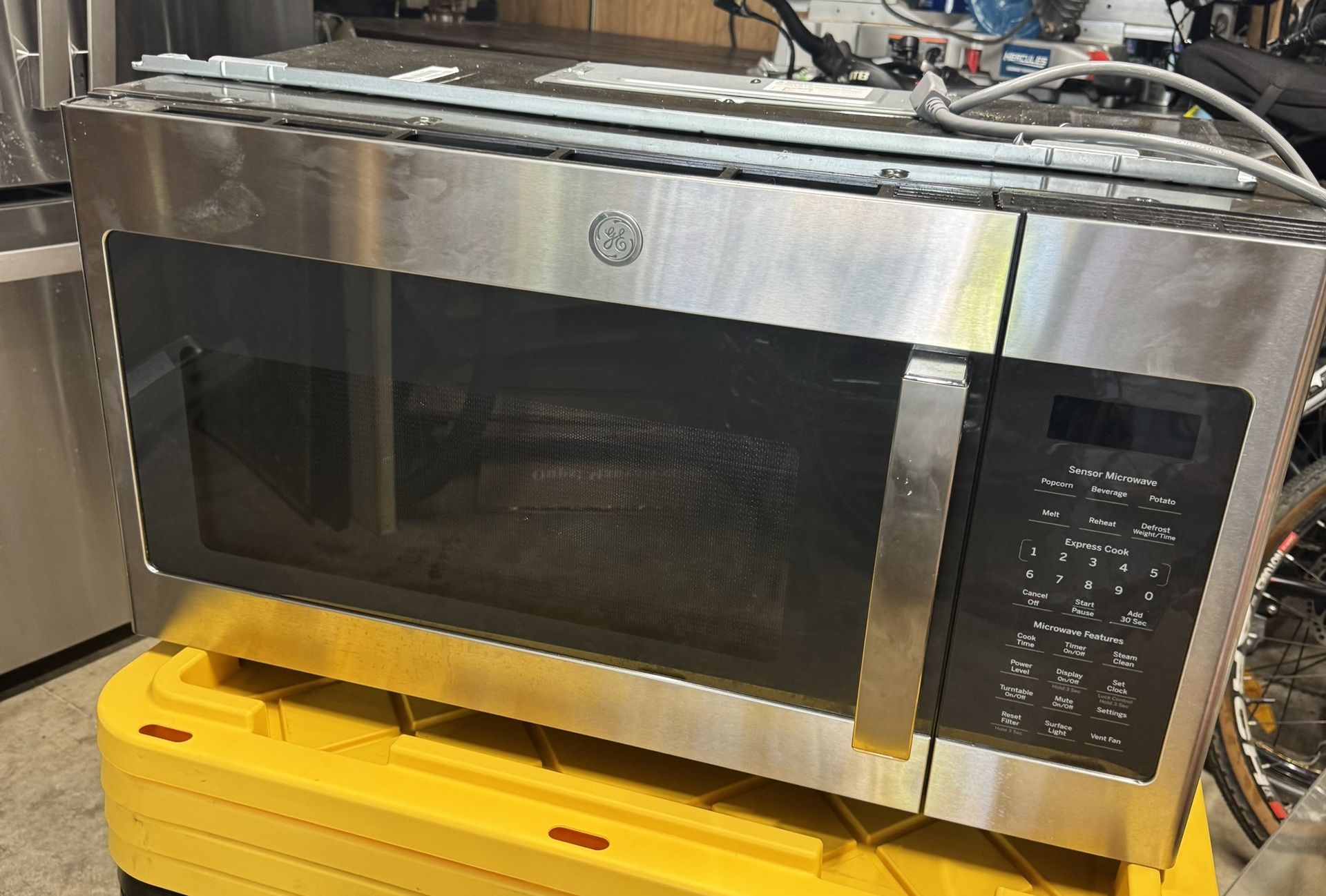 GE Over-the-Range Microwave – JNM7196SK5SS – Stainless Steel – 1.9 cu. ft. – $150 