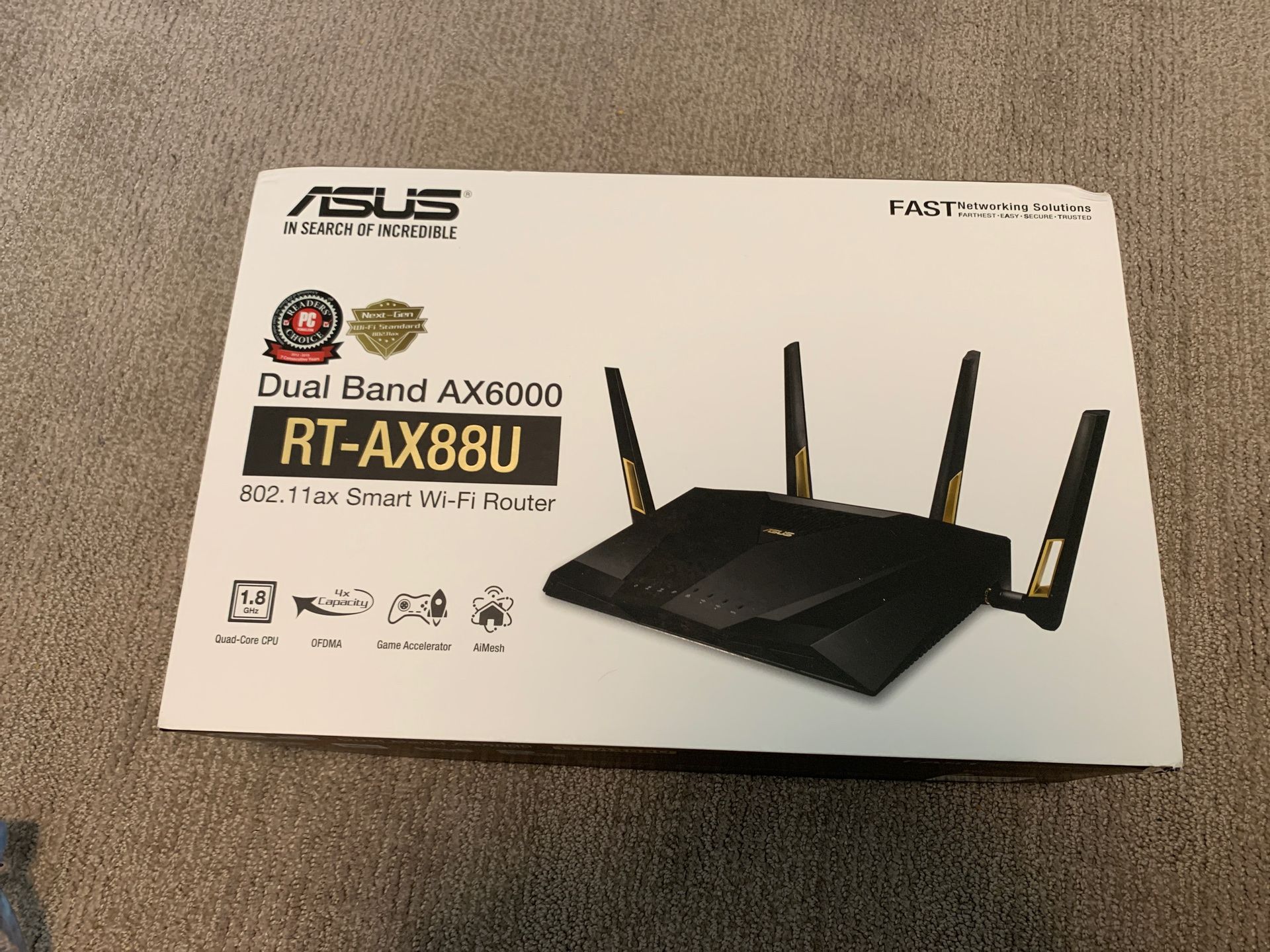 Asus RT-AX88U AX6000 WiFi 6 Router