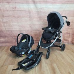 Graco Modes Element Travel System, Includes Baby Stroller with Reversible Seat, Extra Storage