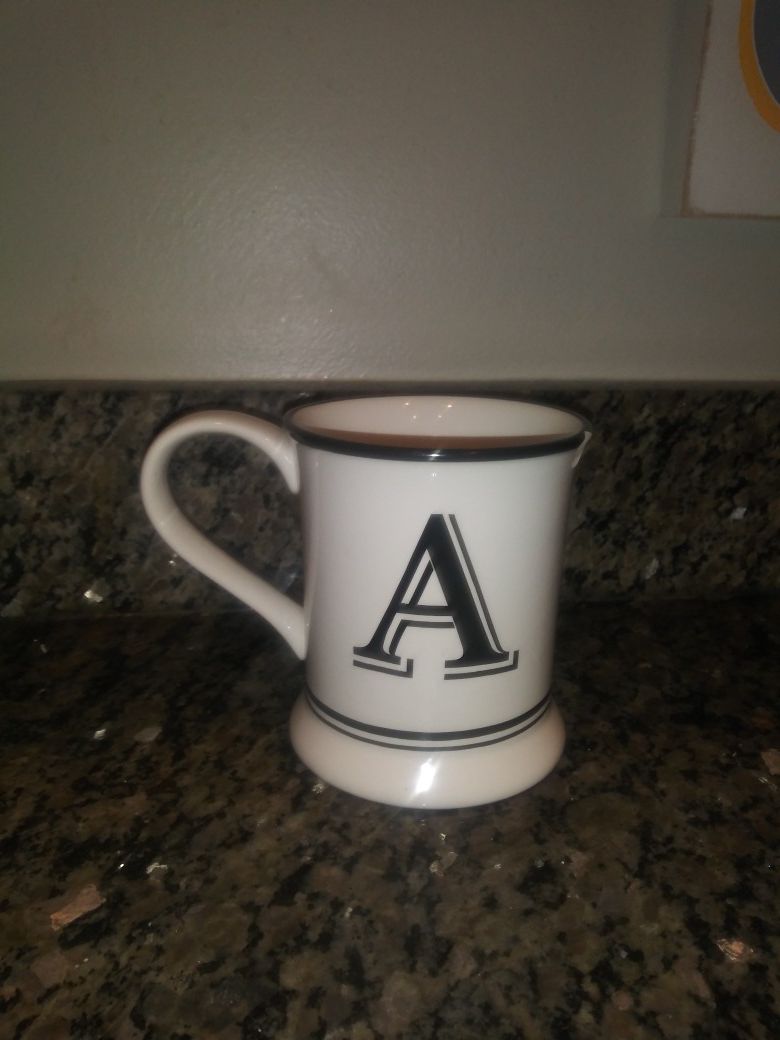 A" coffee mug 5"