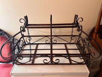 Wrought Iron Hanging Pot Rack